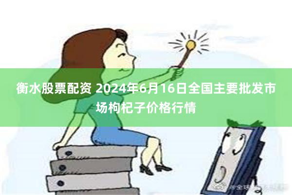   衡水股票配资 2024年6月16日全国主要批发市场枸杞子价格行情