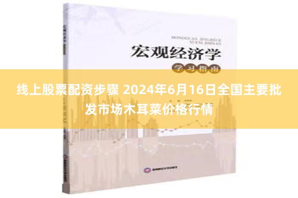   线上股票配资步骤 2024年6月16日全国主要批发市场木耳菜价格行情