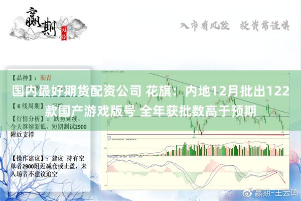 国内最好期货配资公司 花旗：内地12月批出122款国产游戏版号 全年获批数高于预期