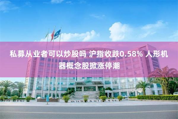 私募从业者可以炒股吗 沪指收跌0.58% 人形机器概念股掀涨停潮